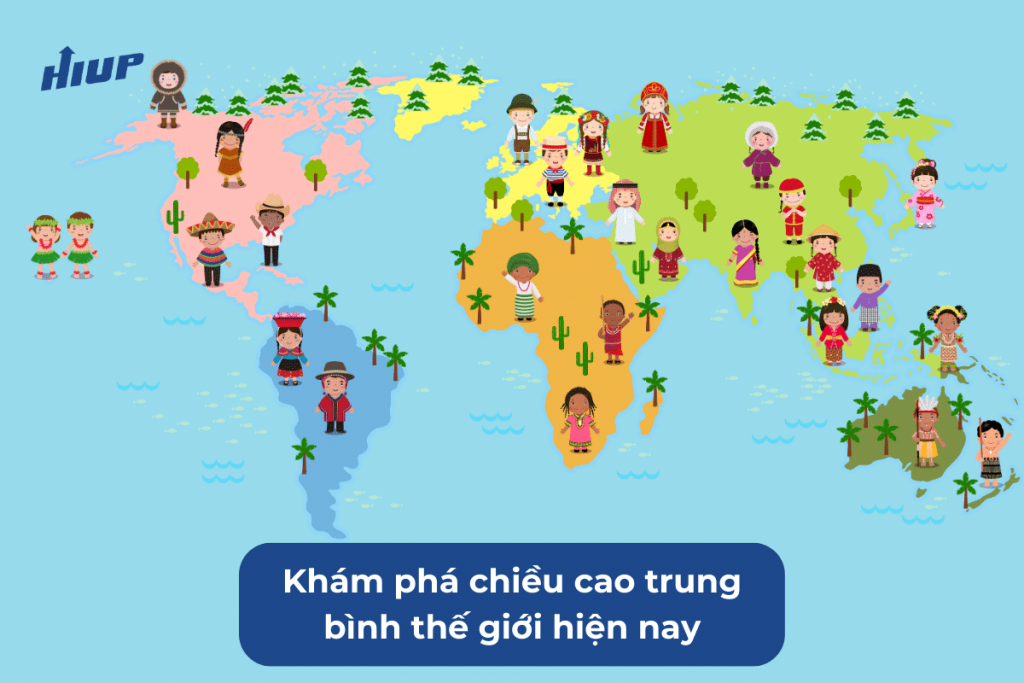 Khám phá chiều cao cân nặng chuẩn của nam giới các nước trên thế giới