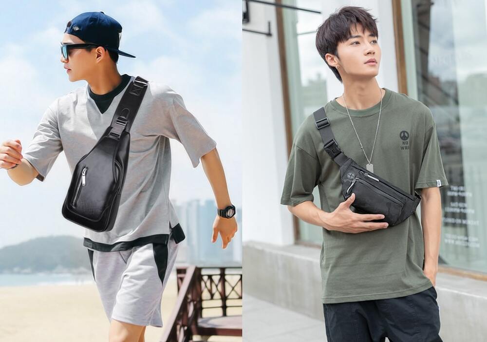 Mộ combo đồ chất street style để đi dạo phố với sự kết hợp giữa sơ mi, thun và túi đeo chéo