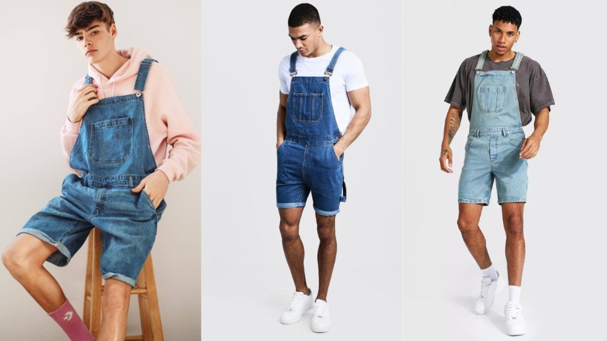 Quần yếm overall nam phá cách, phong cách siêu quậy