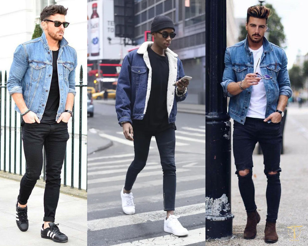 Phong cách street style mạnh mẽ với áo thun tay ngắn khoác ngoài