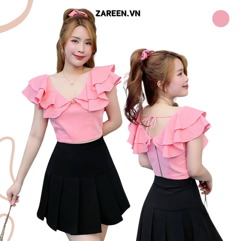 Áo cổ tim cho người nhỏ nhắn