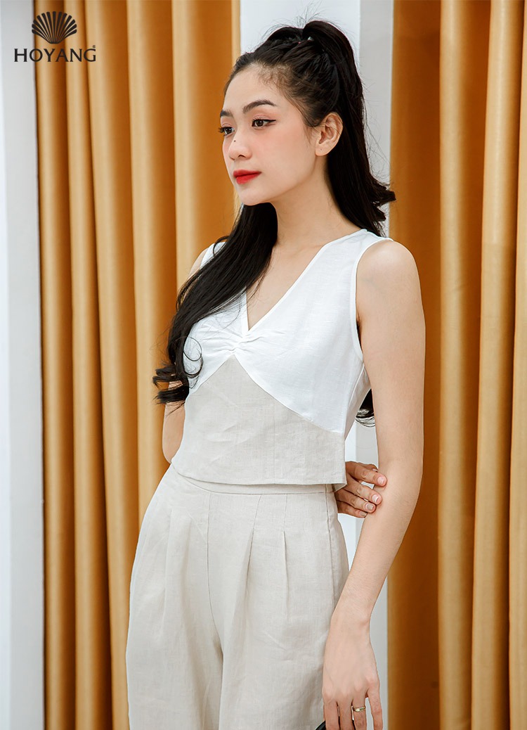 Áo cổ tim mùa hè
