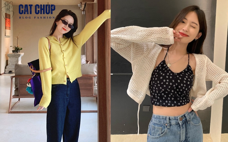 cach-mix-ao-cardigan-ngan