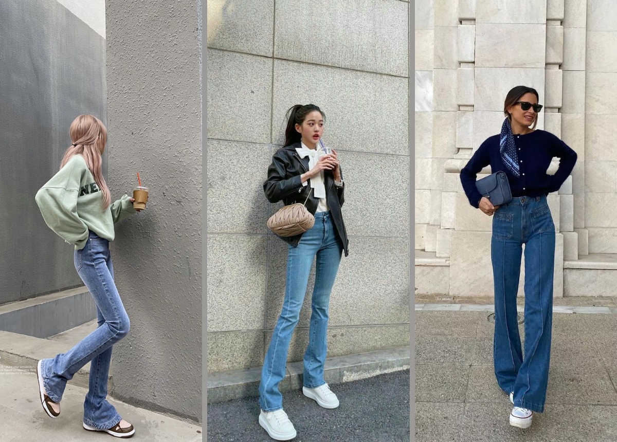 Những kiểu phối đồ quần jean nữ thịnh hành nhất hiện nay
