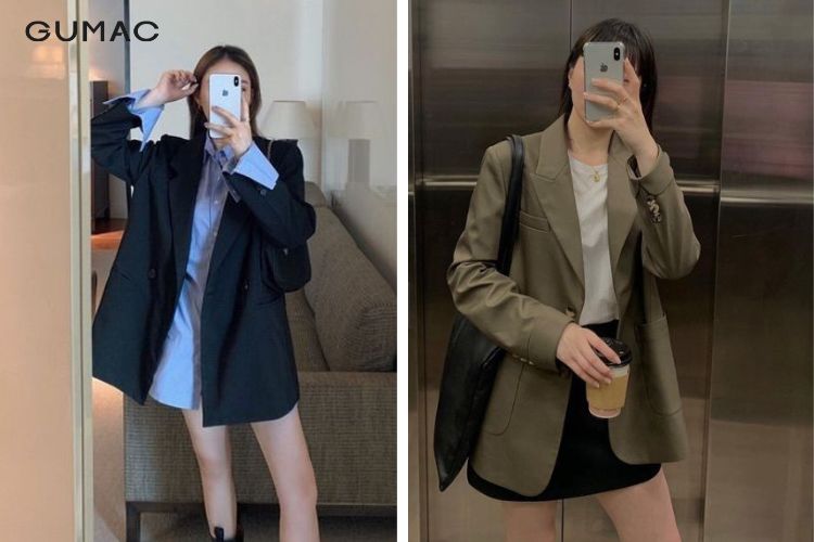 Phối đồ với áo blazer nữ và áo phông: Sự trẻ trung, năng động