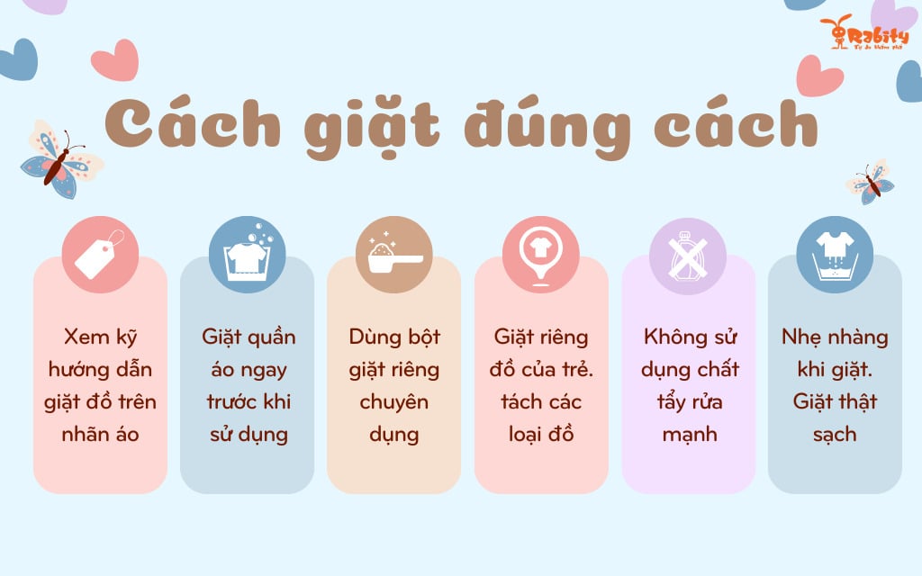 Tổng quan về cách giặt quần áo