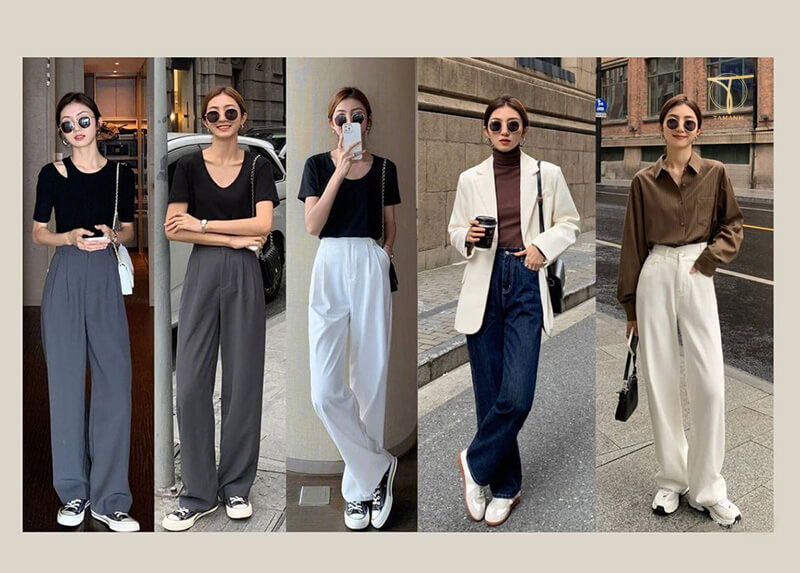 Tổng quan về quần ống rộng và phong cách thời trang hiện nay